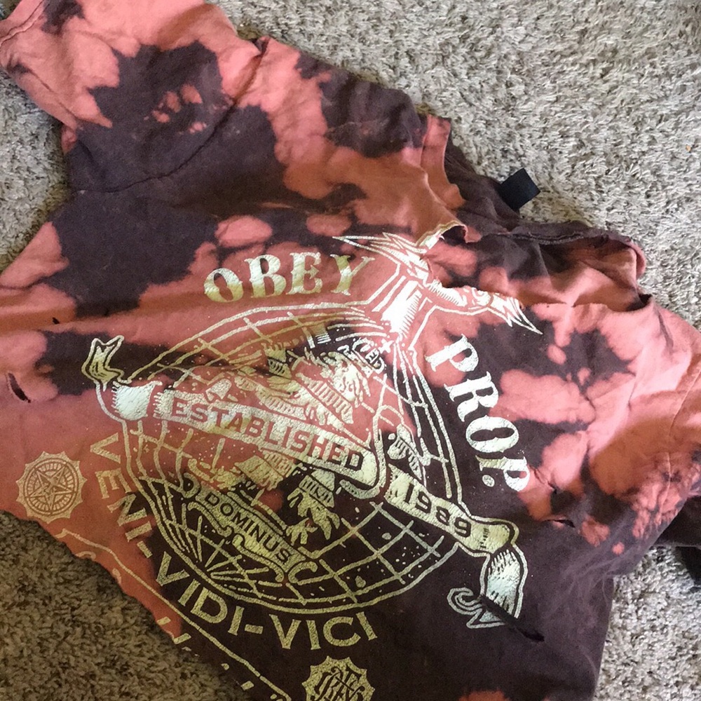 Obey crop top